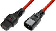 Kabllo rryme Microconnect MC-C13C14LOCK-2.5MR, prizë C13 bllokuese, 2.5m, e zezë