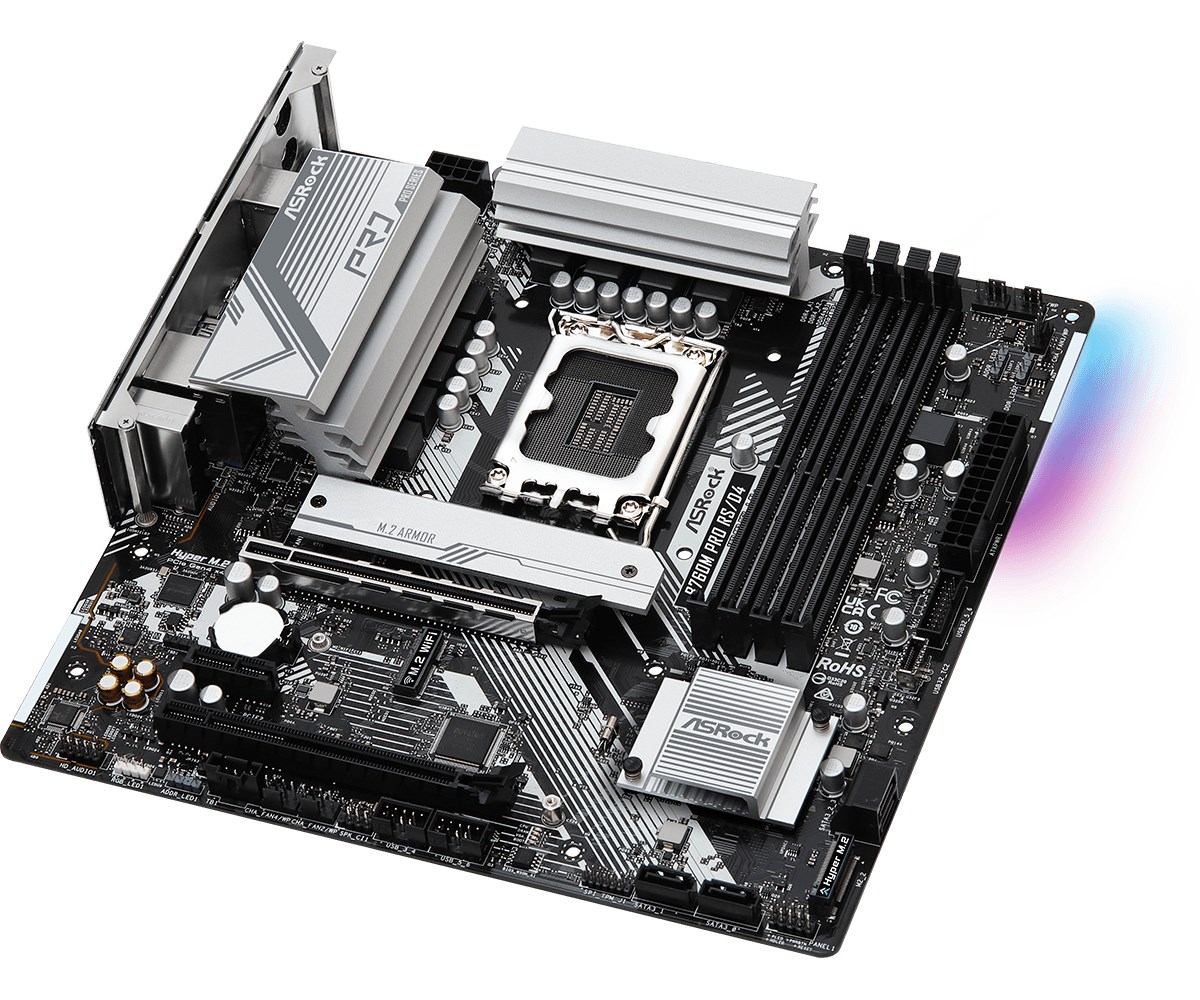 Pllakë amë Asrock B760M PRO RS/D4 Intel B760 LGA 1700 micro ATX