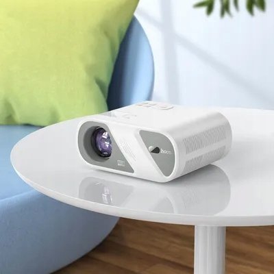 Projektor Hoco DT1 HD Ready, 720P, Wi-Fi dhe Bluetooth, deri në 200"