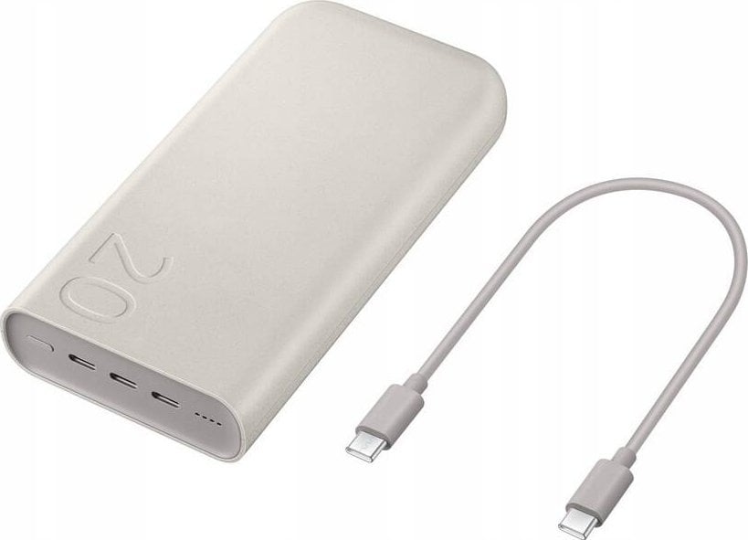 Karikues portativ Samsung EB-P4520XUEGEU, 20000mAh, 45W, bezhë