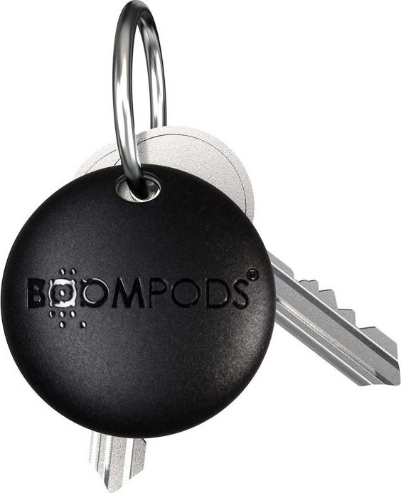 GPS gjurmues Boompods Tag &amp; Card Bundle, Bluetooth, për iOS, i zi