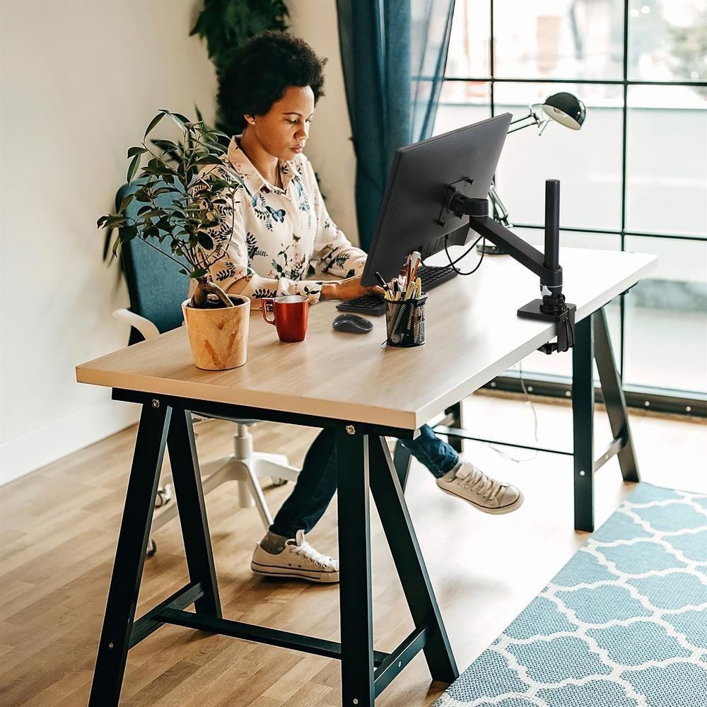 Krah tavoline për monitor Ergotron 45-669-224, deri 34", VESA, i zi