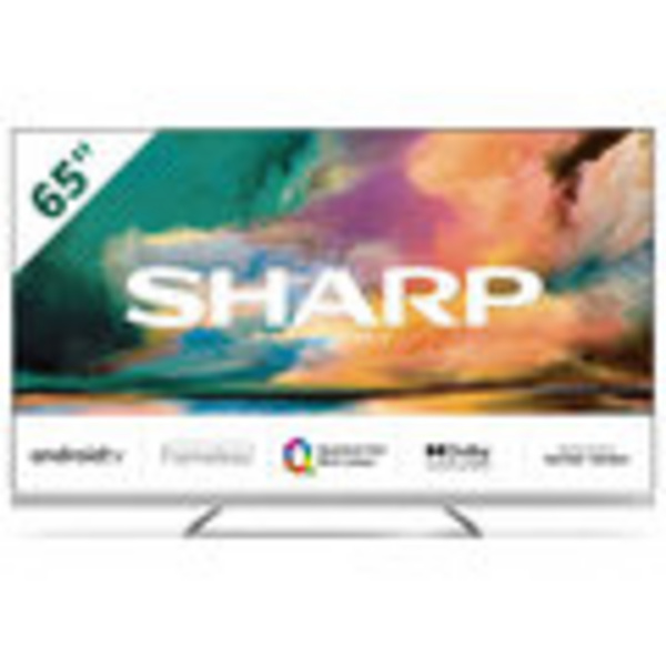Televizor Sharp 65EQ4EA, 65" (164cm), 4K UHD, i argjendtë