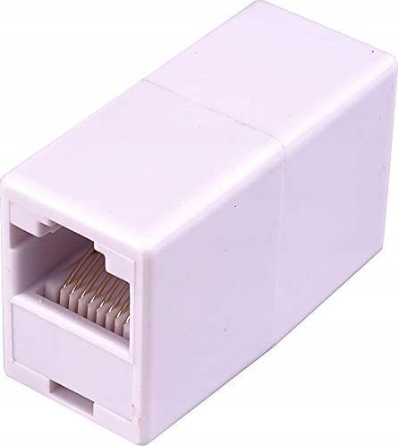 Куплер за мрежа PremiumCord UTP RJ45 8/8, категорија 5, пластика, бел