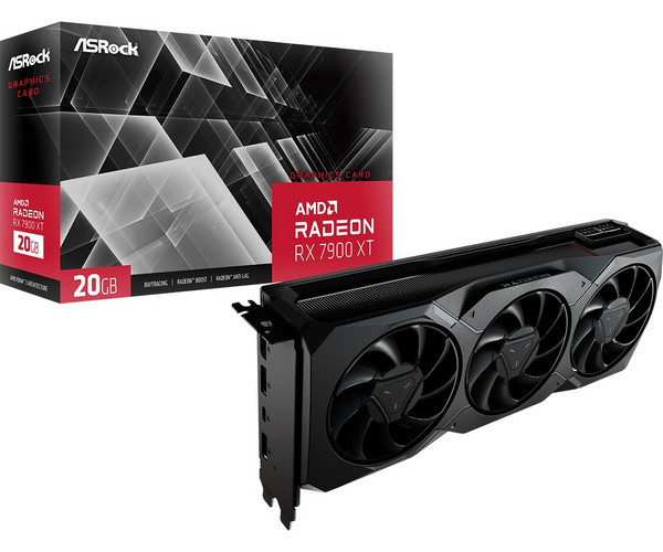 Kartë grafike ASRock AMD Radeon RX 7900 XT, 20 GB GDDR6