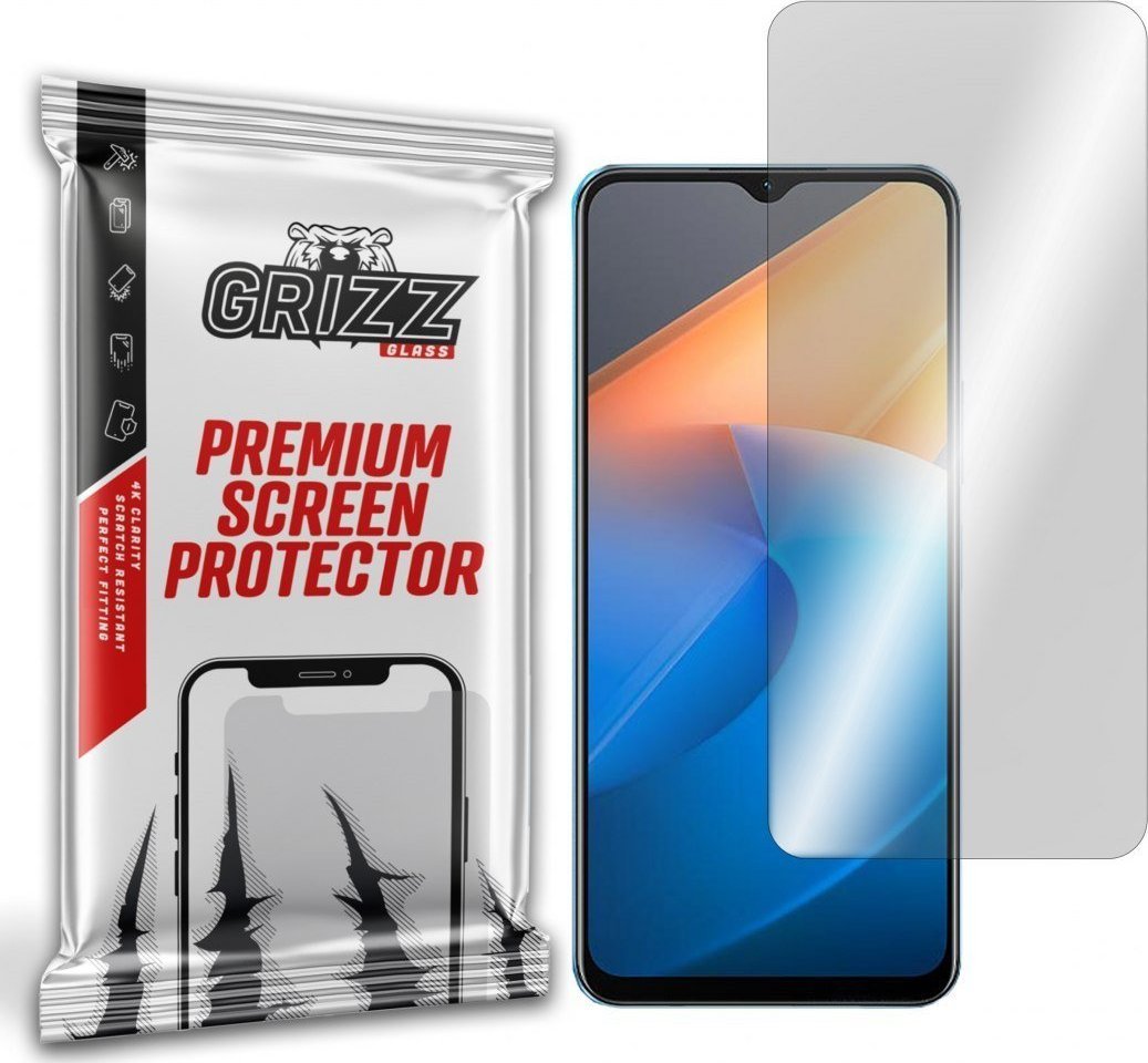 Mbrojtëse ekrani GrizzGlass Hydrogel Film, për Vivo iQOO Z6x, transparente