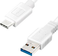 Kabllo USB LogiLink CU0172, USB 3.2 Gen 1, USB A në USB C, 0.15m, i bardhë