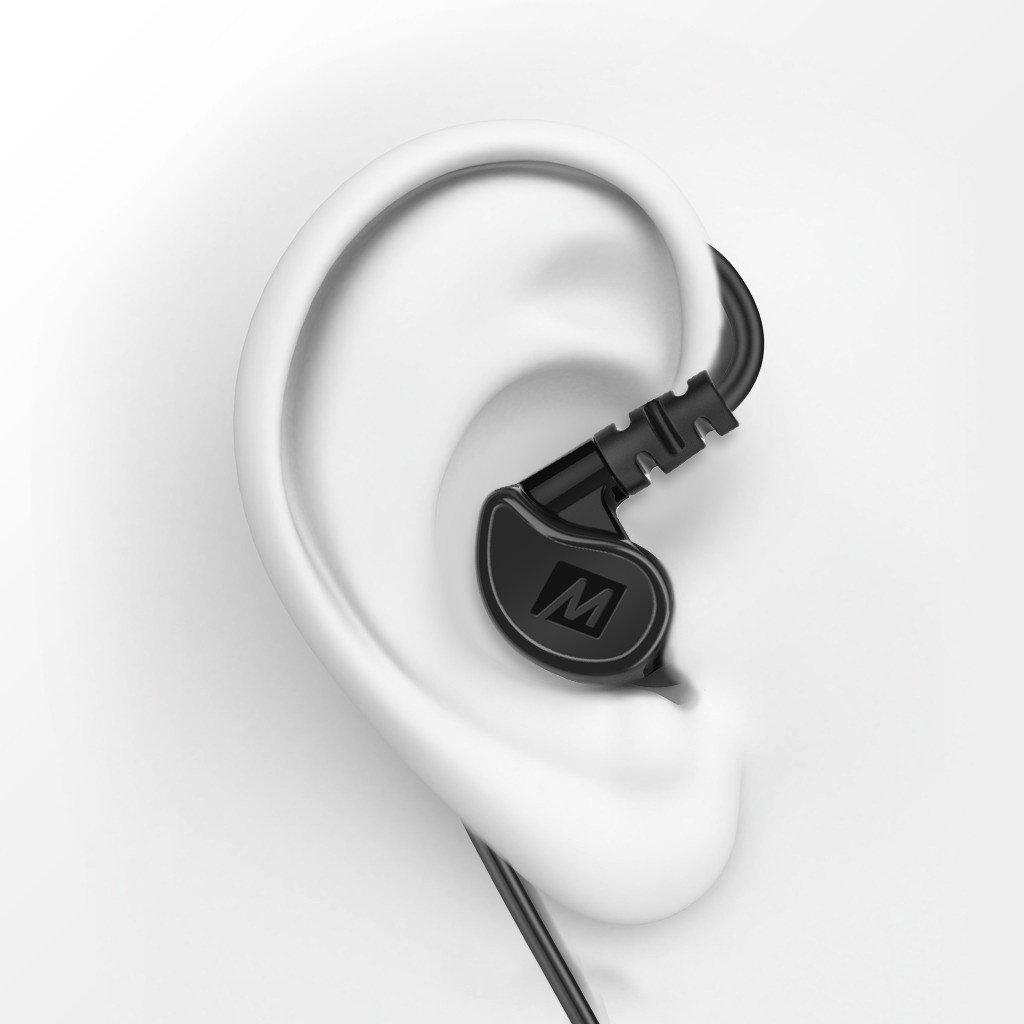 Kufje sportive Mee Audio M6, in ear, USB C, me mikrofon, të zeza