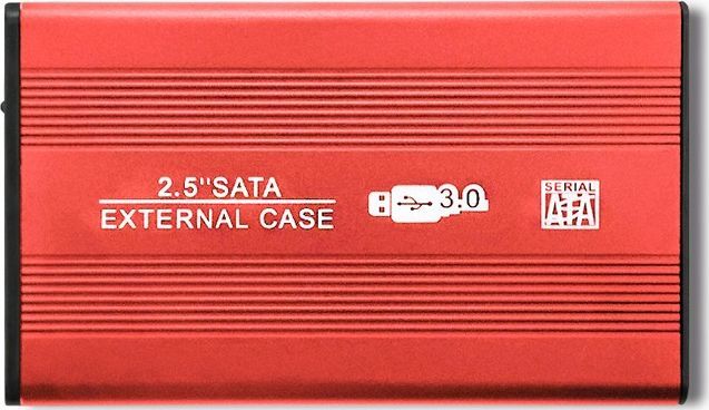 Disk xhepi Qoltec 2.5" USB 3.0 (51860). USB 3.0, 2.5 inç, alumin, i kuq