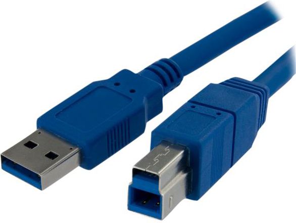 Kabllo USB StarTech.com USB 3.0 A në B, 1m, SuperSpeed, i zi