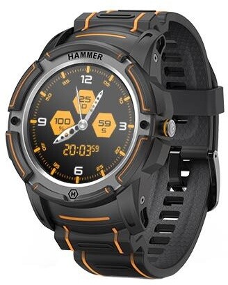 [OUTLET] Orë e mençur Watch Hammer Watch, e zezë / portokalli, II