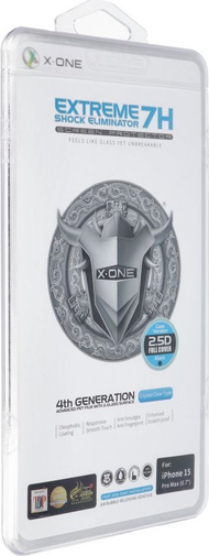 Xham mbrojtës X-One Extreme Shock Eliminator 4th Gen, për iPhone 15 Pro Max, transparent