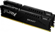 Memorie RAM Kingston Fury Beast, DDR5, 64GB 5600MHz, CL36, e zezë
