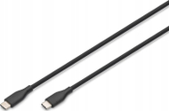 Kабел Digitus USB-C, силикон, 1 m, црн