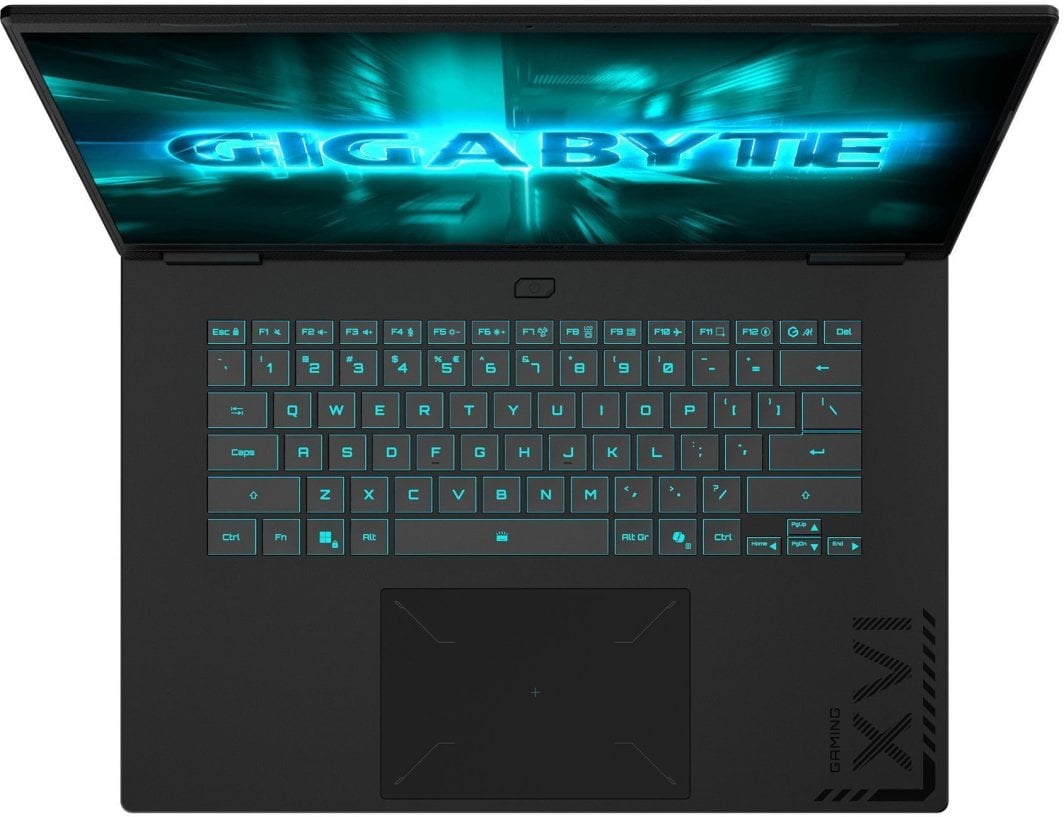 Лаптоп Gigabyte Gaming A16 3VH, 16", AMD Ryzen 7 260, 16GB RAM, 512GB SSD, NVIDIA GeForce RTX 5060, црн
