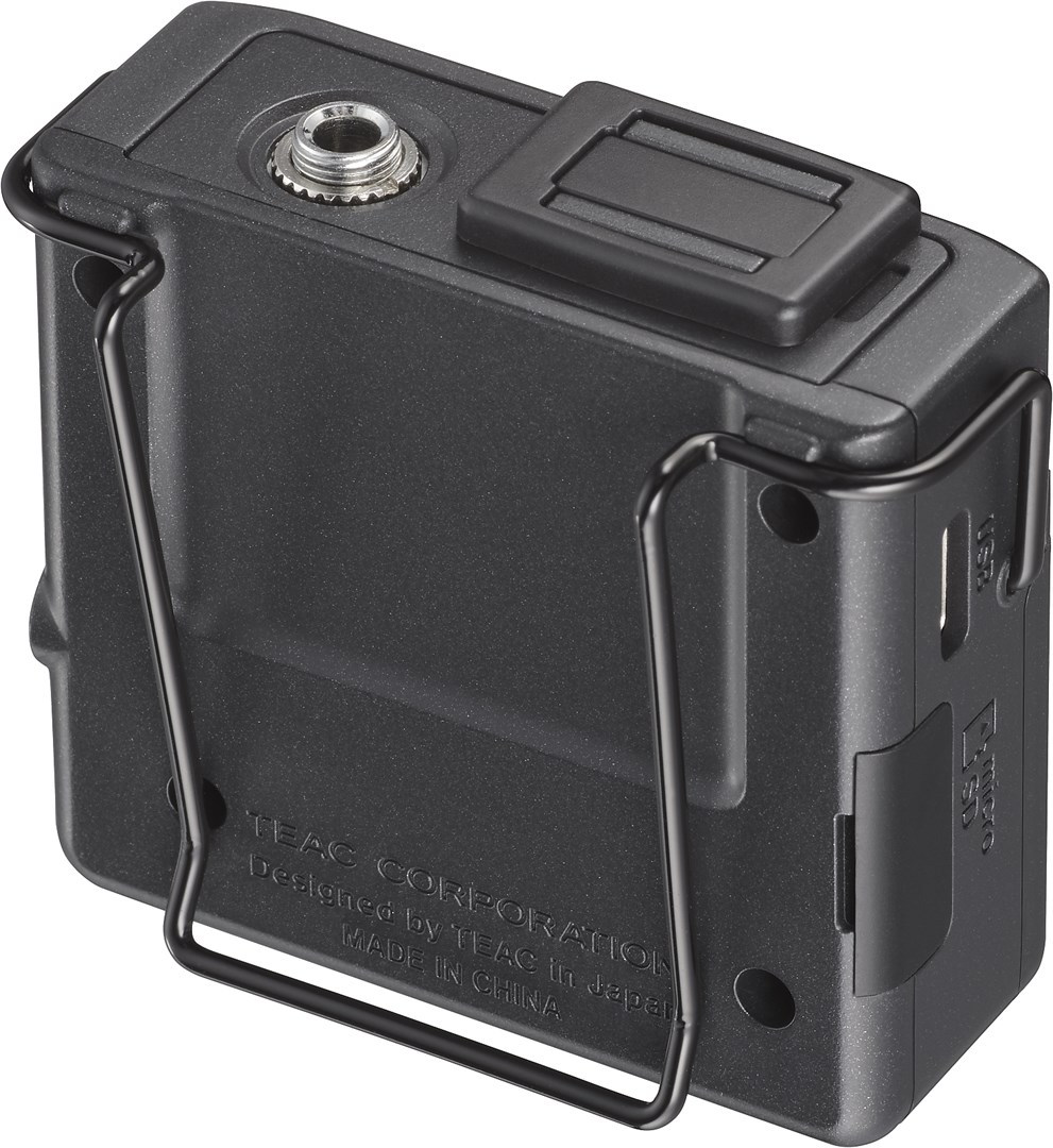Regjistrues audio Tascam DR-10L Pro, 32-bit, me mikrofon lavalier, i zi