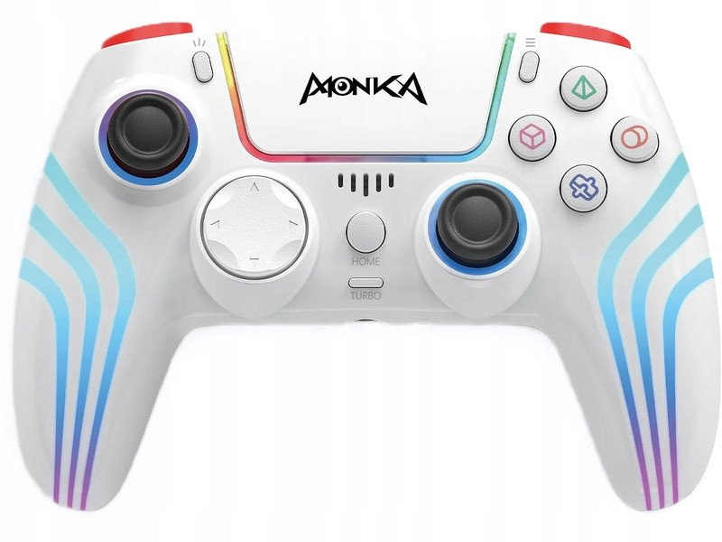 Gamepad wireless Monka GT-96 Contra, kompatibil PS3 PS4 Android, me vibra të dyfishta, i zi