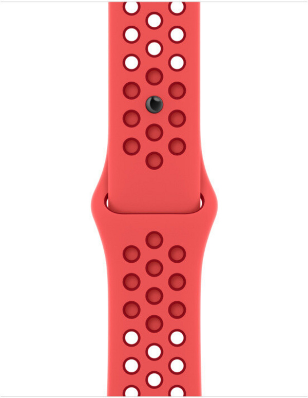 Apple Watch 41mm Nike Band, Bright Crimson/Gym Red Nike Sport Band
