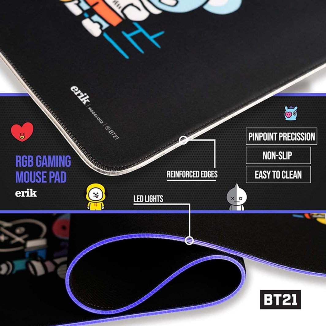 Mouse pad BTS XXL, LED, i zi