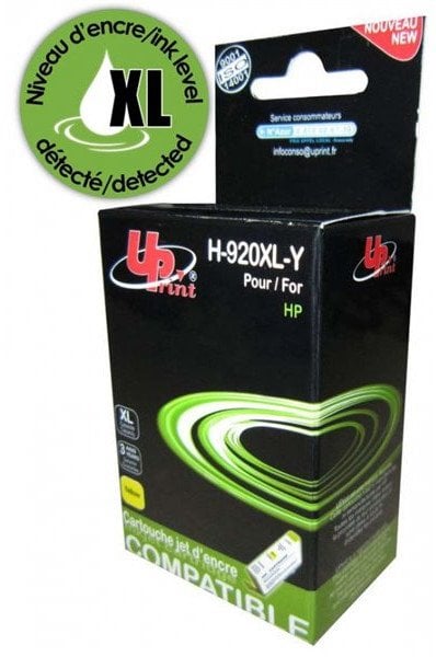Patronë boje Uprint HJ920XLYUP, 12 ml, e verdhë, kompatibël me HP OfficeJet 6000 6500 7000 7500A
