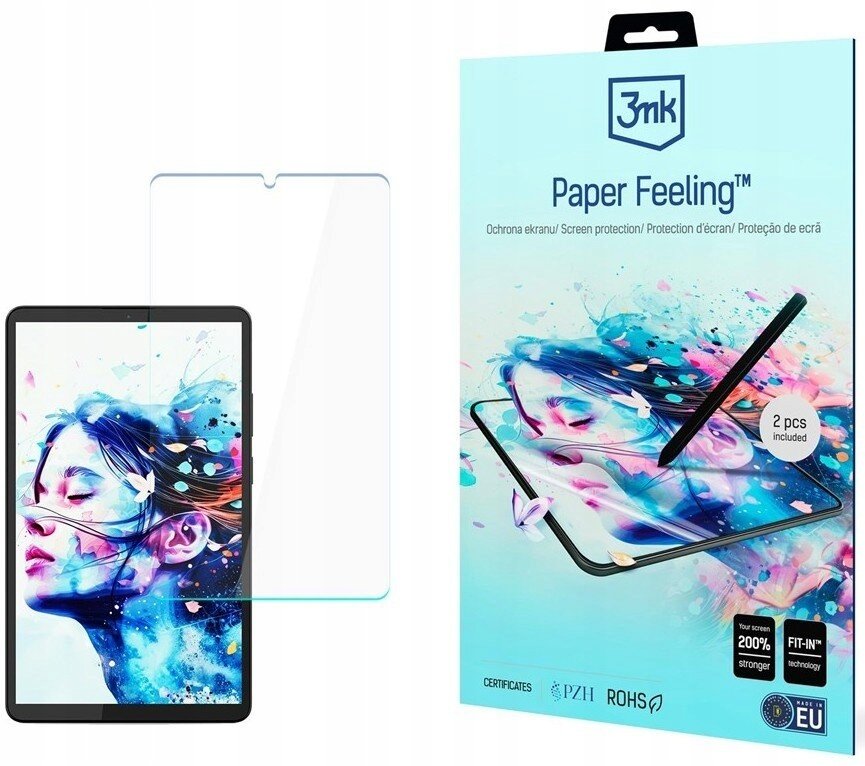Mbrojtëse ekrani 3mk Paper Feeling për Lenovo Tab One 11", matte, 2 copë, transparente