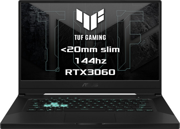 [OUTLET] Laptop ASUS TUF Dash F15, 15.6'', Intel Core i7, 8GB RAM, 512GB SSD, NVIDIA GeForce RTX 3060, i hirtë