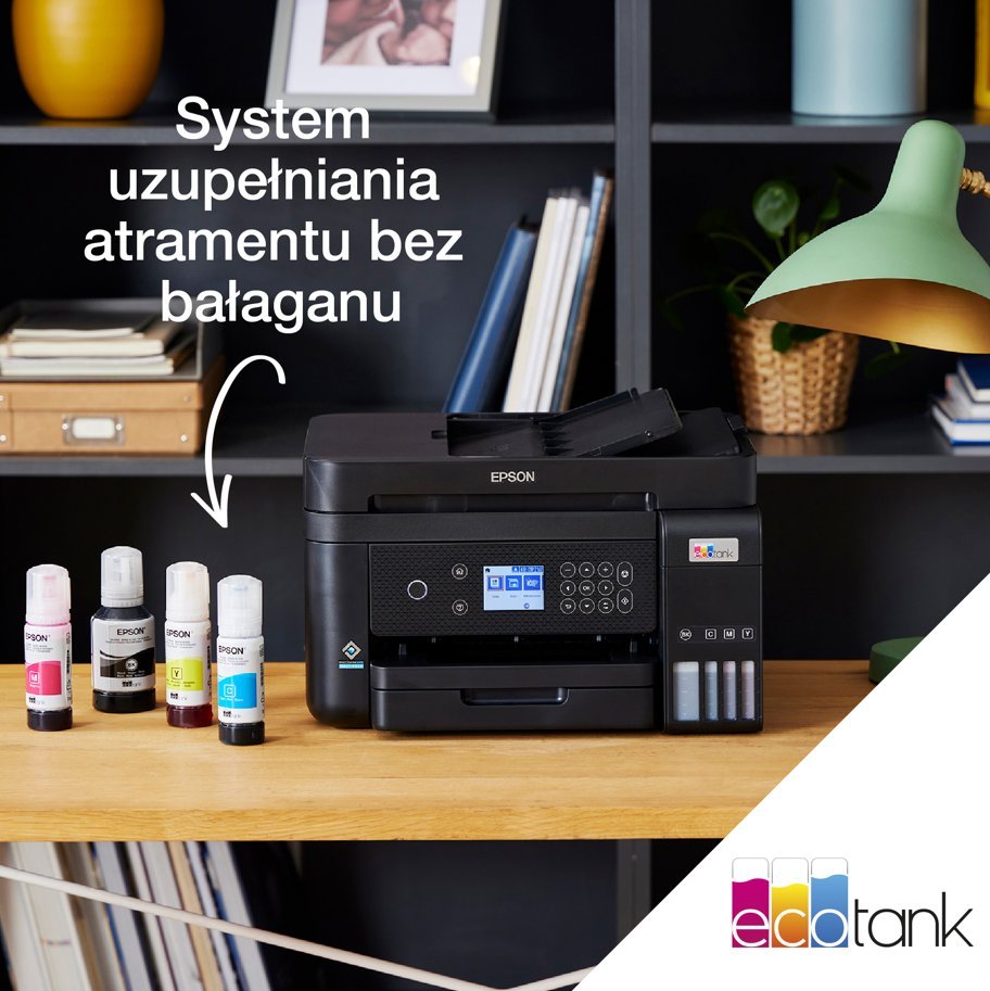 Pajisje multifunksionale Epson EcoTank L6290, printim skanimi kopjim, ADF, me ngjyra
