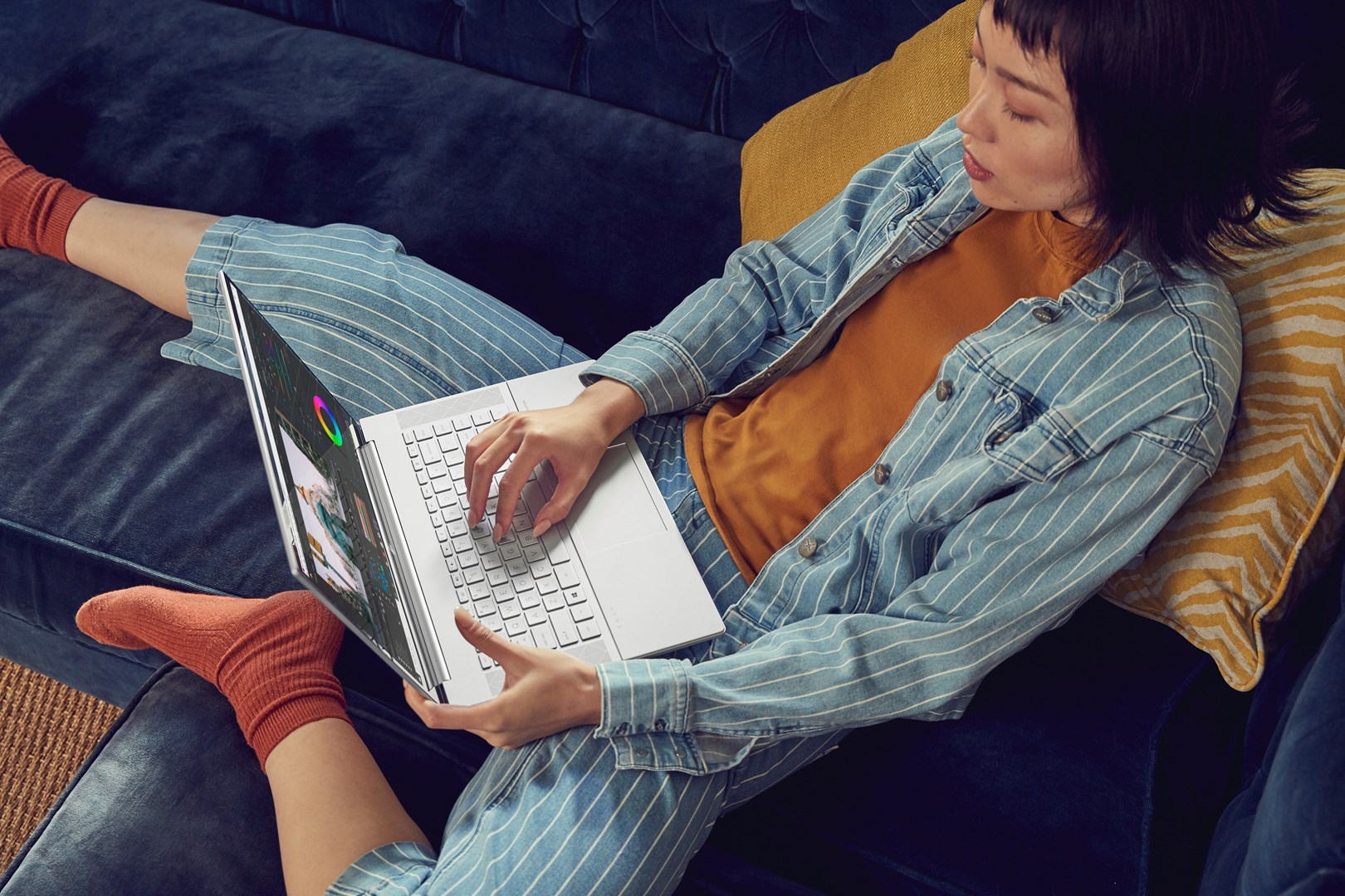 Laptop 2në1 HP ENVY x360 15-ew0013dx, 15.6", Intel Core i5, 16GB RAM, 512GB SSD, i argjendtë