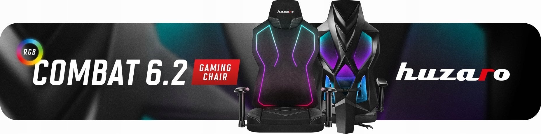 Karrige gaming Huzaro Combat 6.2, RGB, deri 140 kg, e zezë