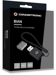 Lexues kartelash Conceptronic USB A, Micro SD TF, 3.0, i zi