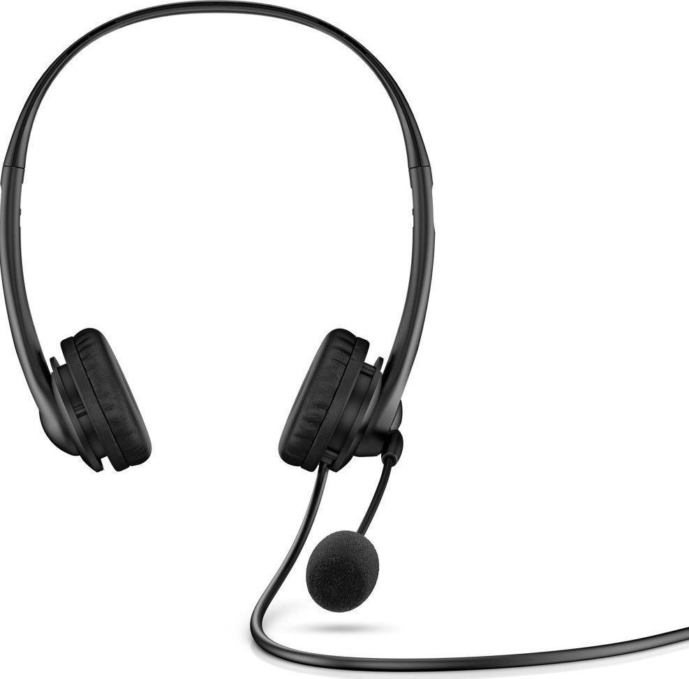 Kufje me mikrofon HP G2 Stereo 428K6AA, USB A, me kabllo, të zeza