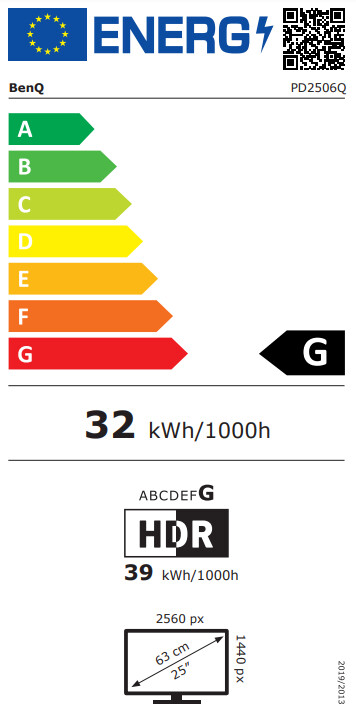 Monitor BenQ PD2506Q - LED, 25", QHD, i zi