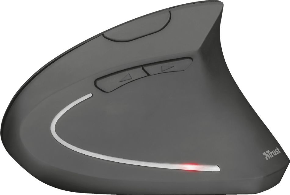 MOUSE ERGONOMIC WIRELESS TRUST VERTO BLACK 4