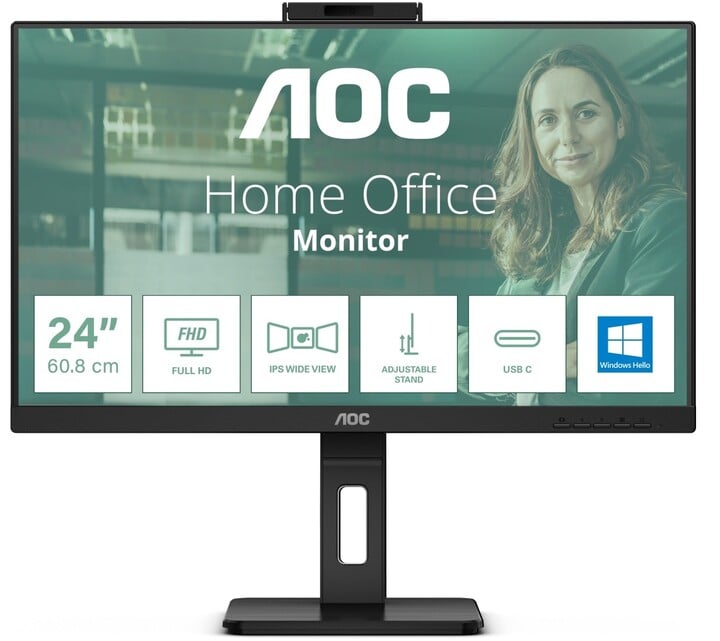 Monitor AOC 24P3CW - LED, 23.8", FullHD, i zi