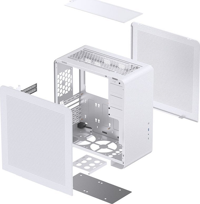 Kaso PC Jonsbo U4 Pro Mesh, MIDI Tower, ATX, e bardhë