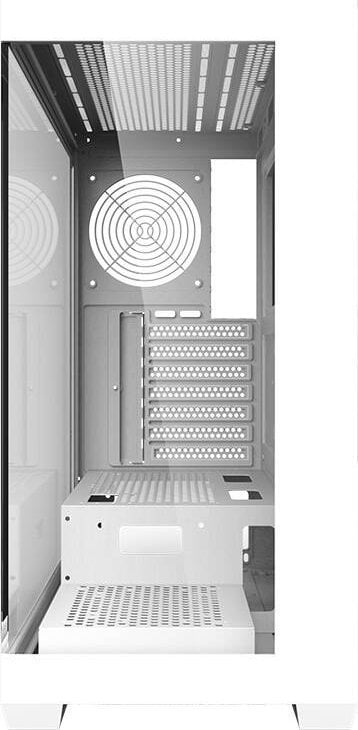 Kasë Darkflash DS900, e bardhë, Midi Tower