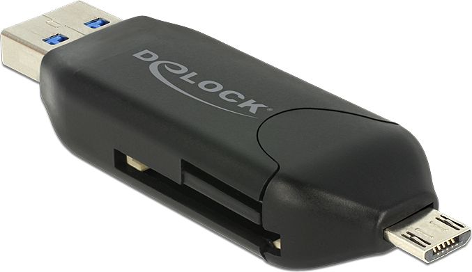 Lexues kartelash DeLOCK 91734, USB 3.0, Micro USB OTG, i zi
