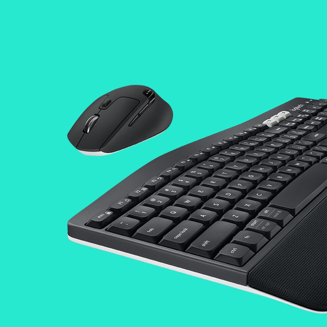 Set tastierë dhe maus Logitech MK850, QWERTZ Gjerman, Bluetooth, 2.4GHz, e zezë