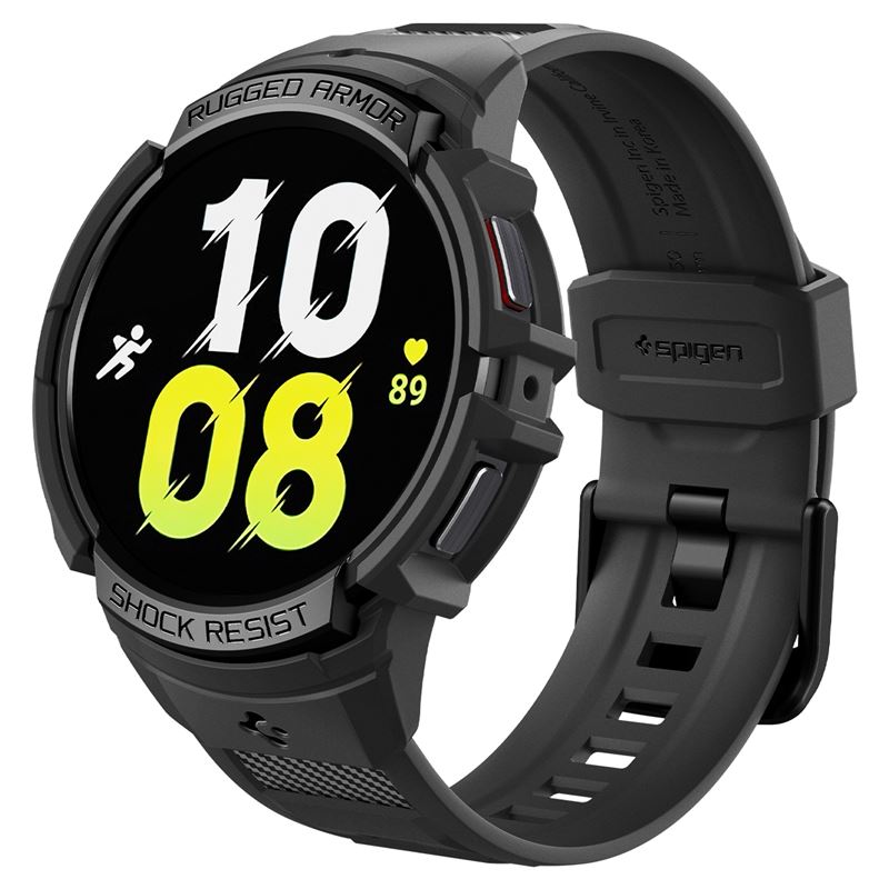 Mbrojtëse për orë Samsung Galaxy Watch6 40mm Spigen Rugged Armor Pro, e zezë