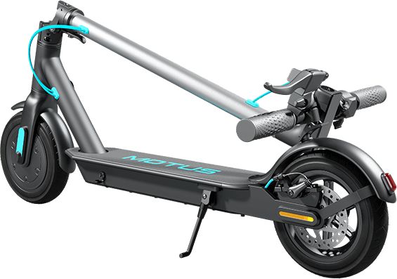 Trotinet elektrik Motus Scooty 10 Lite 2022, motor 350W, rrota 10", gri e zezë