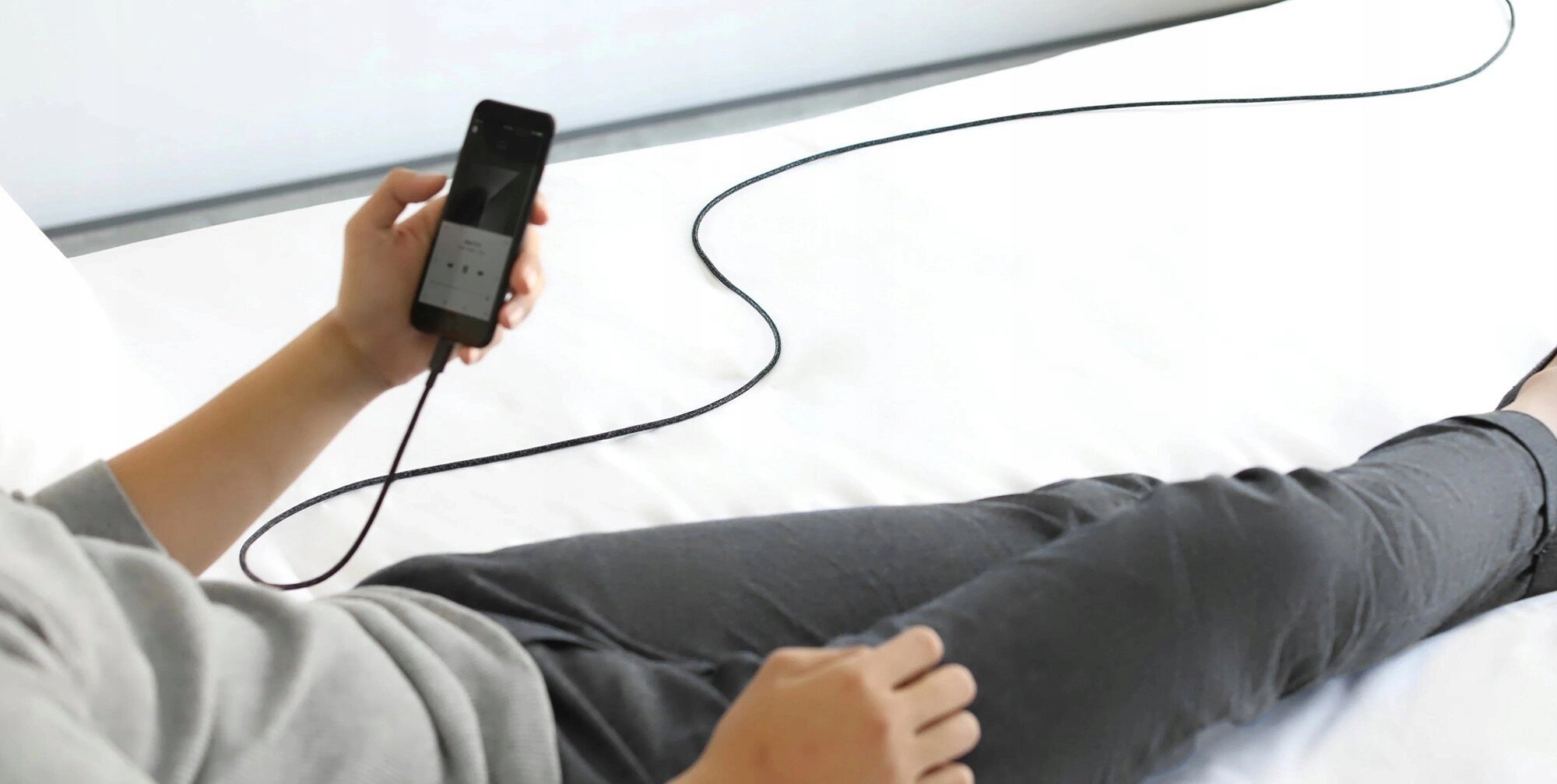 Kabllo USB Extralink Smart Life, USB C në USB C, 2 m, 100W, e zezë