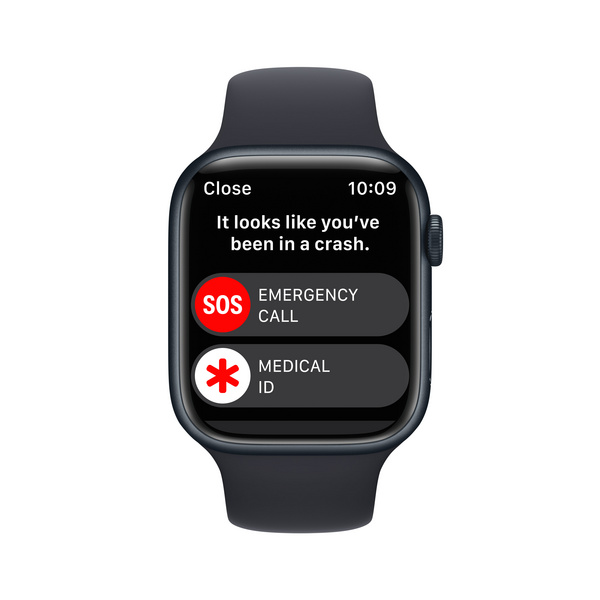 [OUTLET] Apple Watch S8 GPS 45mm, Midnight Aluminium Case me Midnight Sport Band, Regular