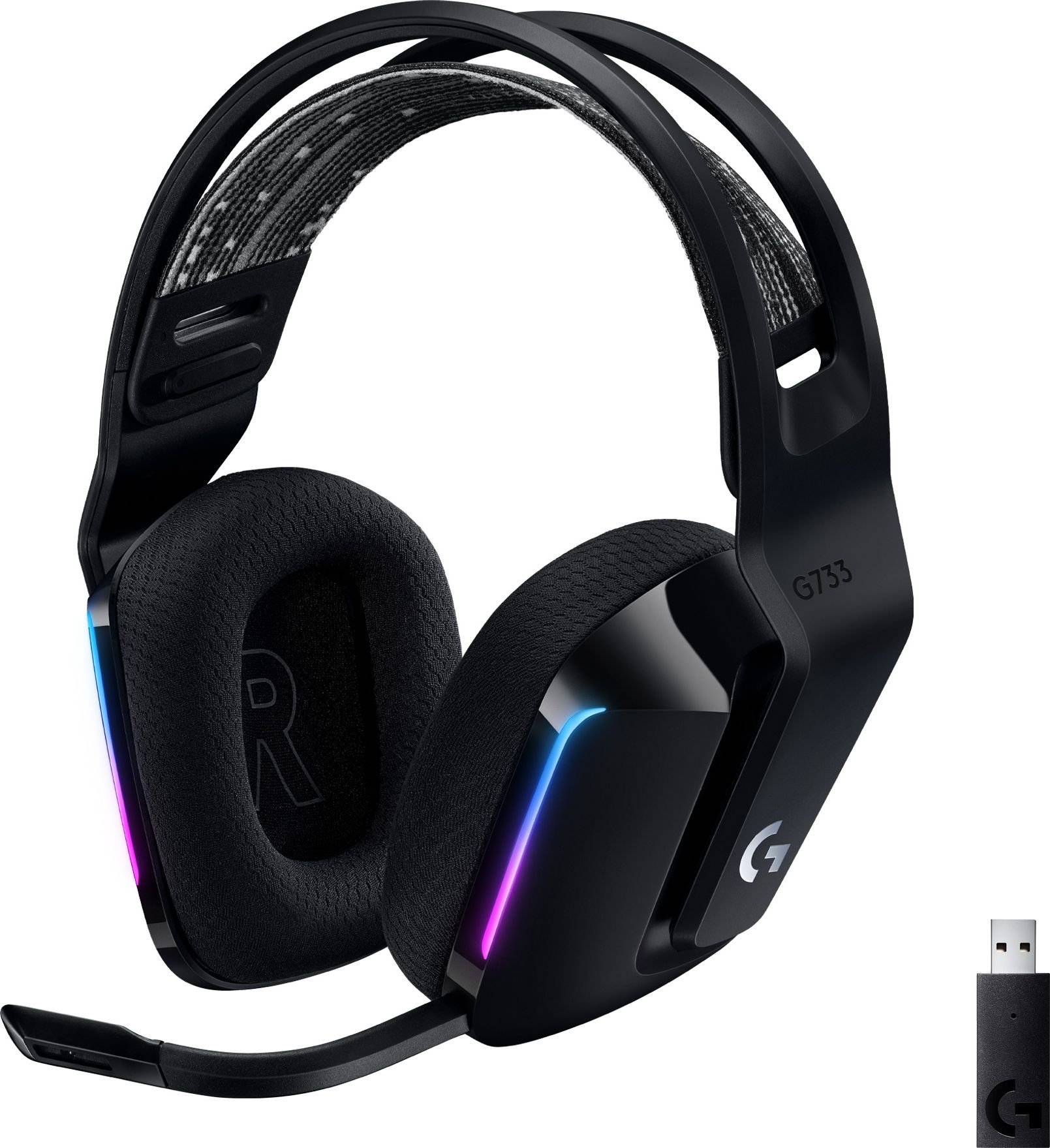 Set gaming Logitech G733 Lightspeed dhe G PRO X SuperLight 2, wireless, USB, të zinj