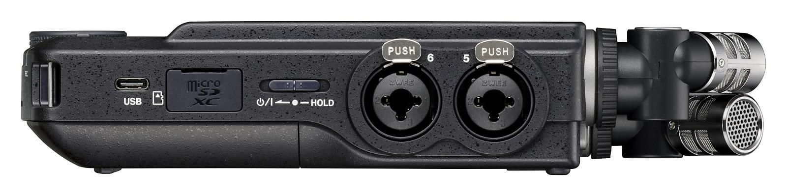 Regjistrues audio Tascam Portacapture X8, 32 bit, 4 hyrje XLR, i zi