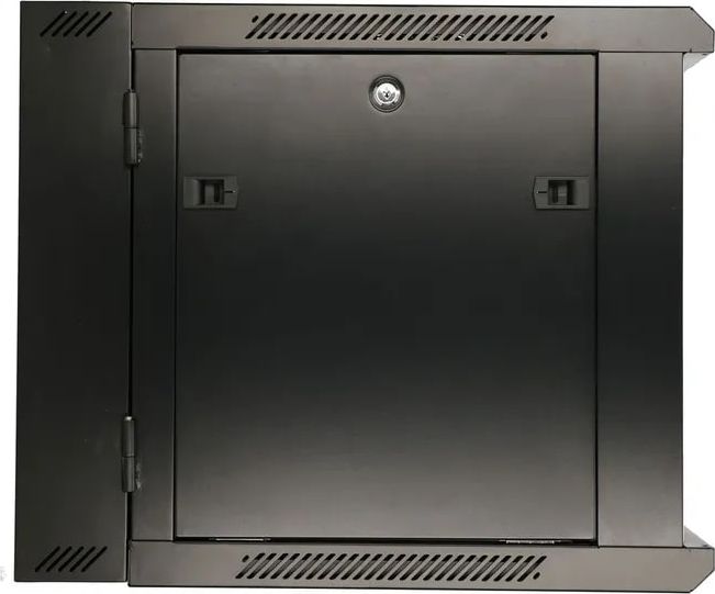 Kabinet muri Extralink 19" 9U, metalik, me xham, gri