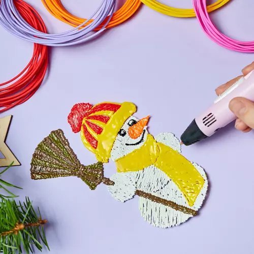 Set filament PLA për 3D pen, 20 fije, 400m, shumëngjyrëshe