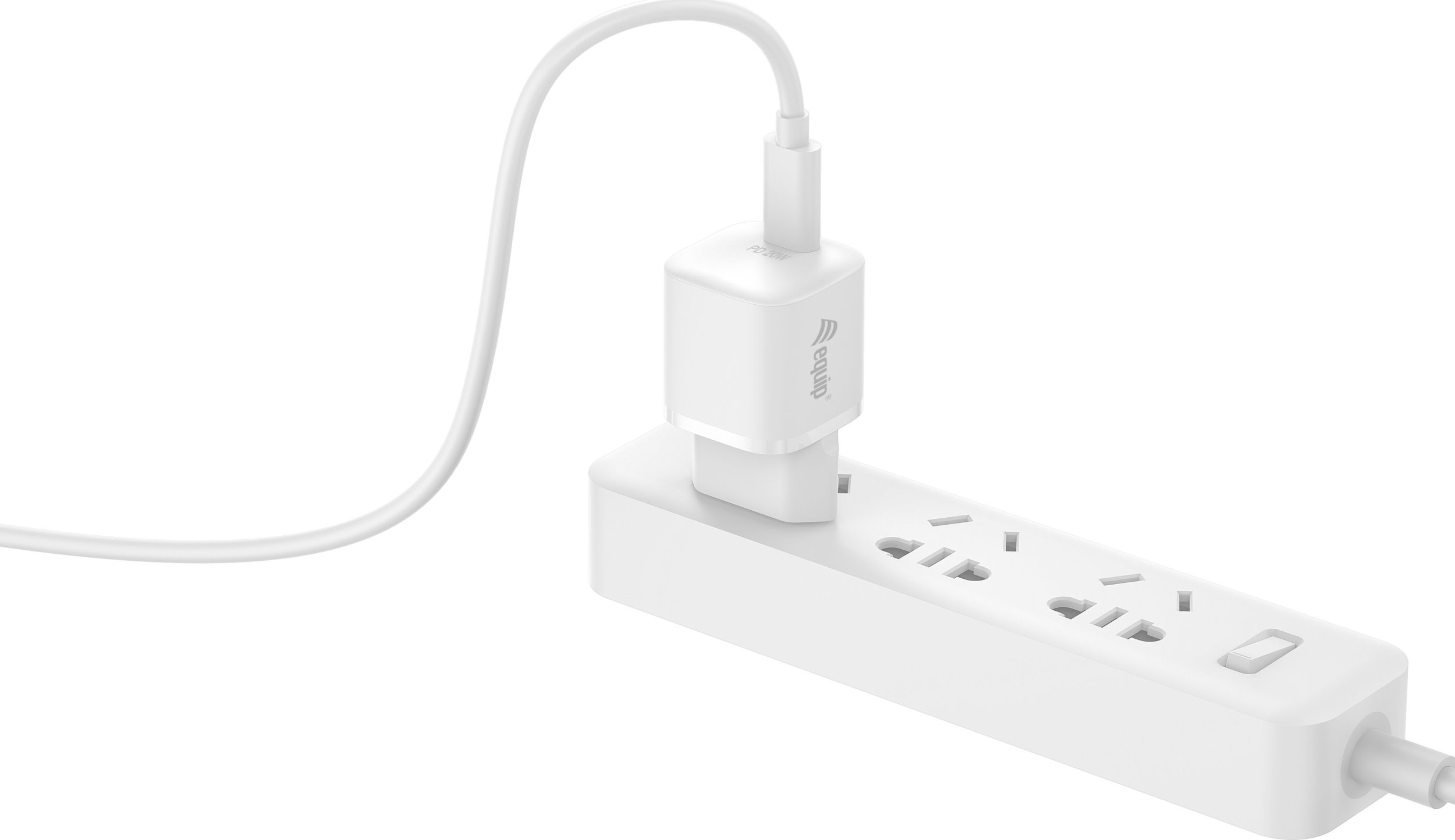 Karikues muri LevelOne Equip 245530, 1 portë USB C, 20W PD, i bardhë, paketim 25 copë