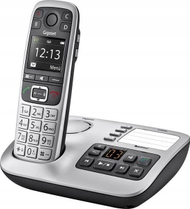 Telefoni pa tela Gigaset E560A, analog, sekretari telefonike, gri
