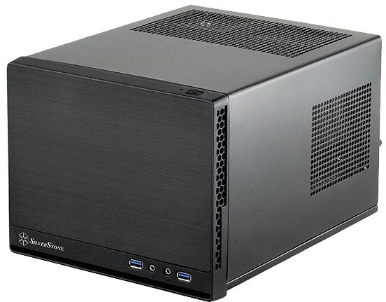 Куќиште SilverStone SUGO SG13B-Q, црно