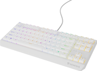 Tastierë mekanike gaming Genesis Thor 230 TKL, RGB, Hot Swap, e bardhë